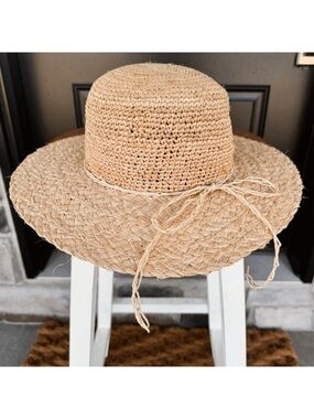 Womanswork Raffia Garden Sun Hat One Size NWOT